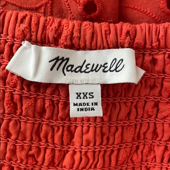 Madewell Eyelet Summertime Midi Dress - Picture 5 of 5